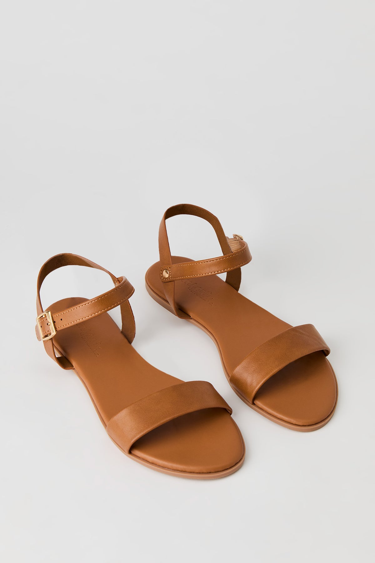 Alt View 2. Ankle Strap Sandal - Camel