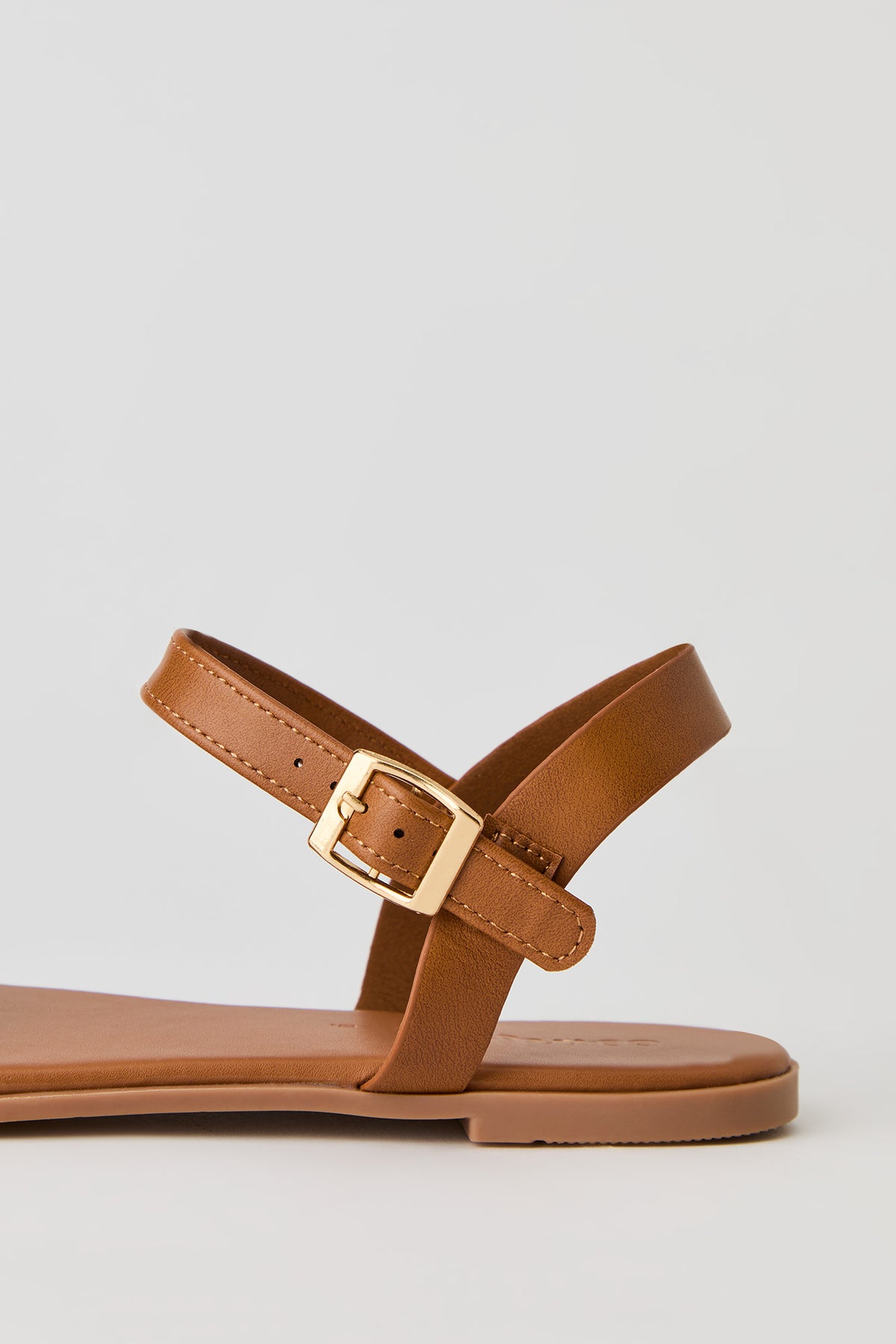 Alt View 3. Ankle Strap Sandal - Camel