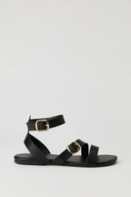 Double Buckle Ankle Sandal
