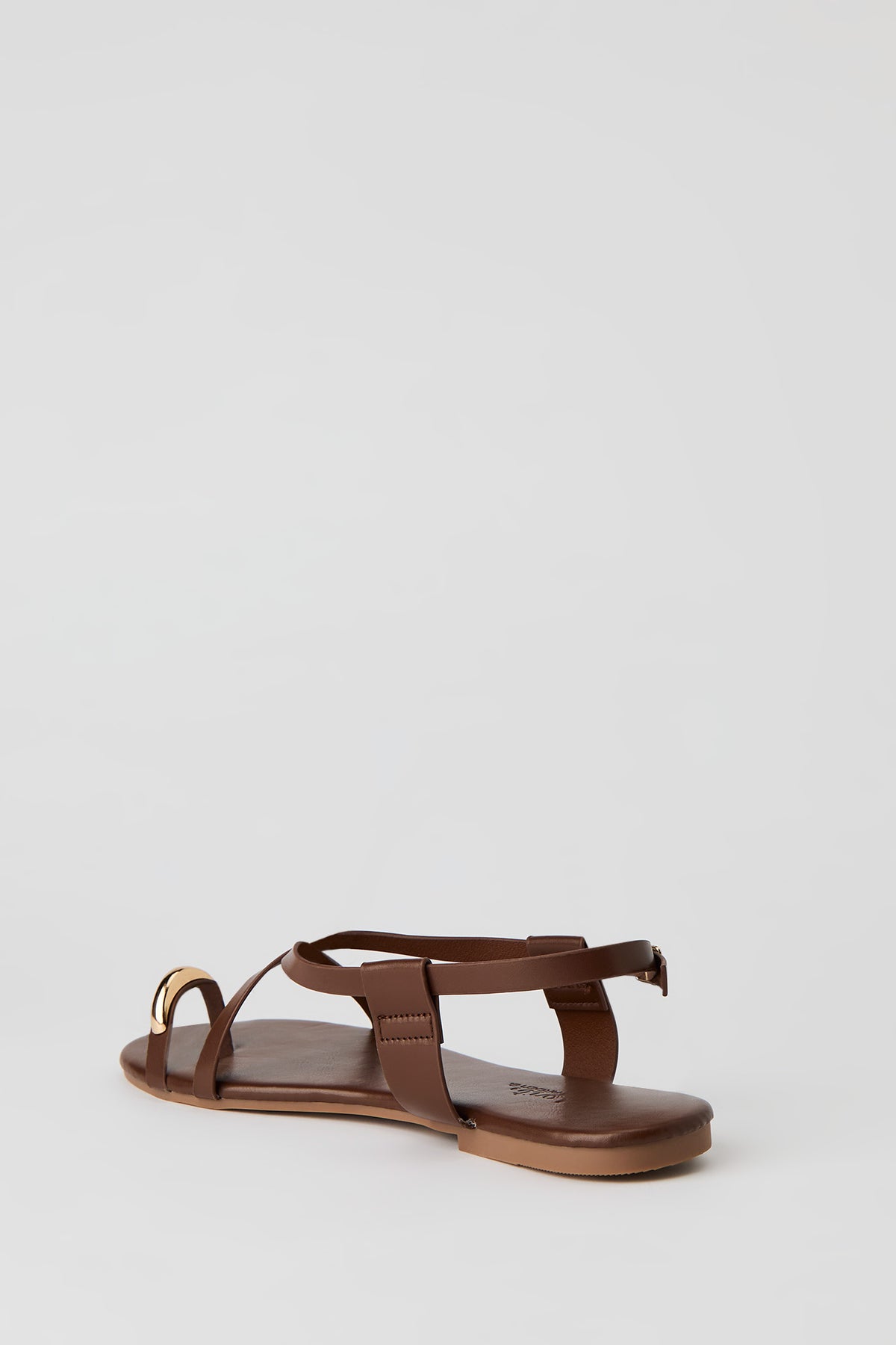 Alt View 4. Strappy Toe Ring Sandal - Brown