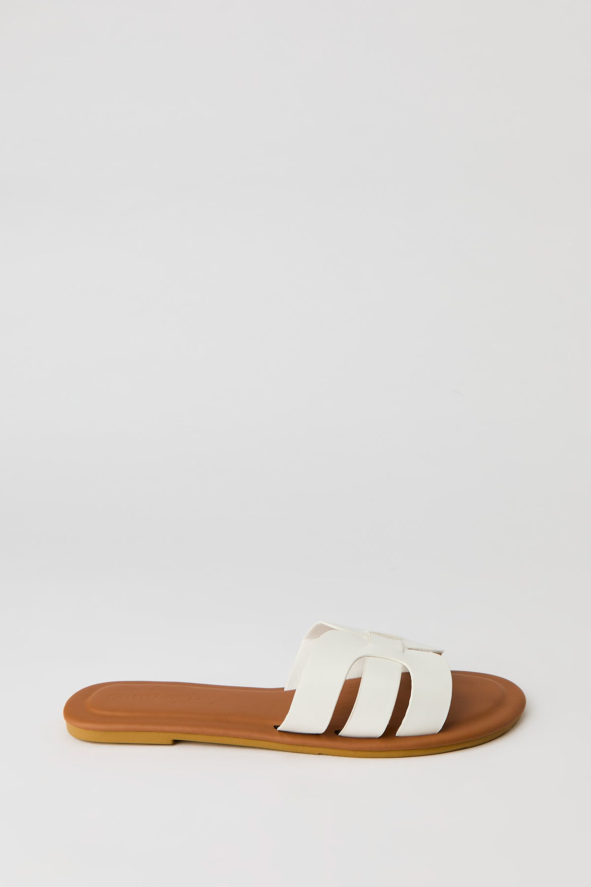H Band Sandal - White