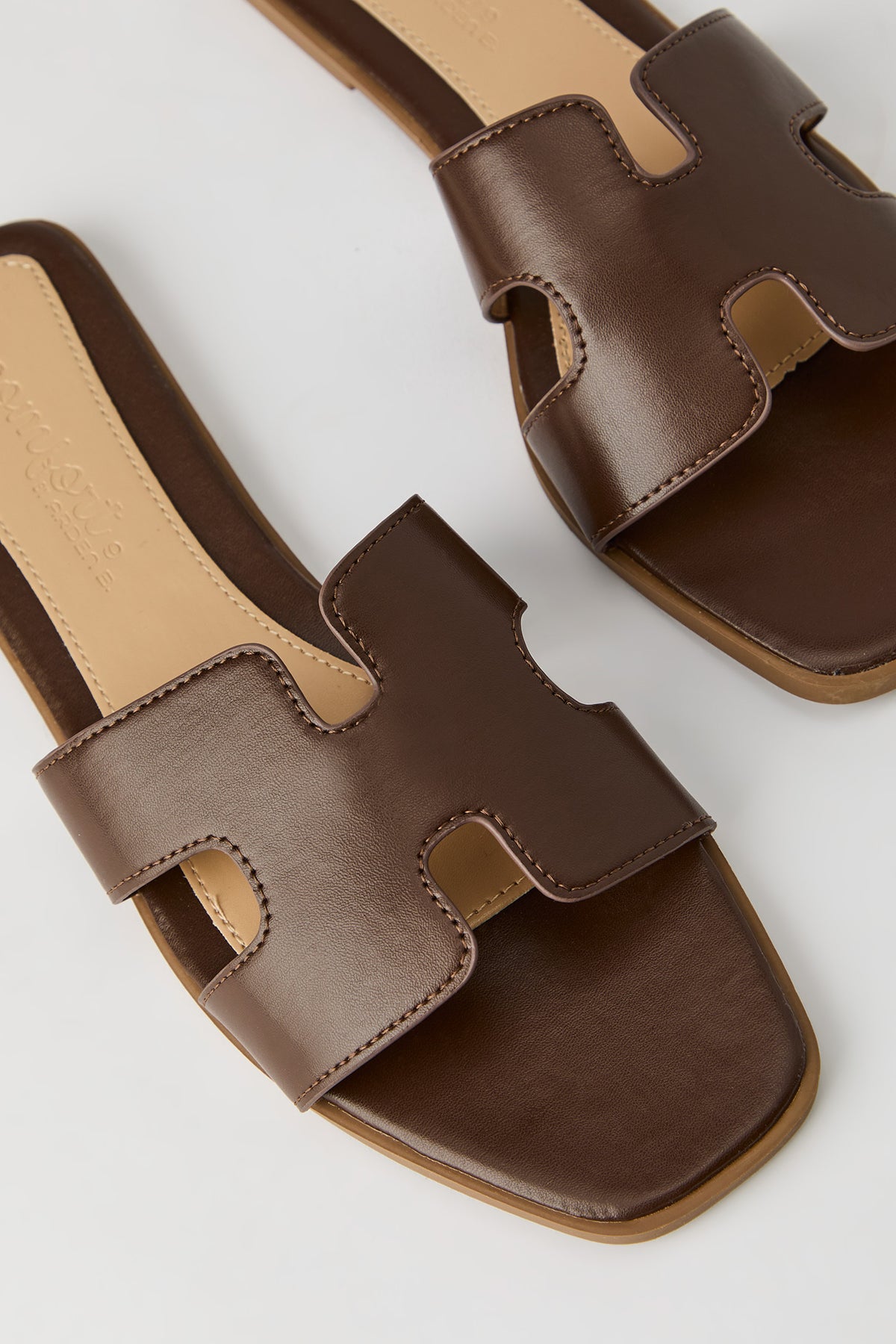 Alt View 4. H Band Sandal - Dark Brown