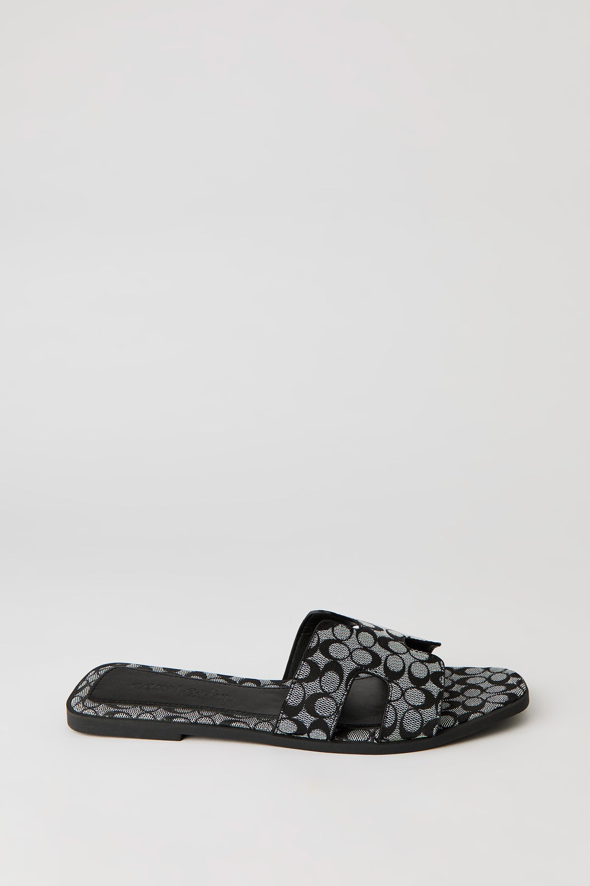 H Band Sandal - Black