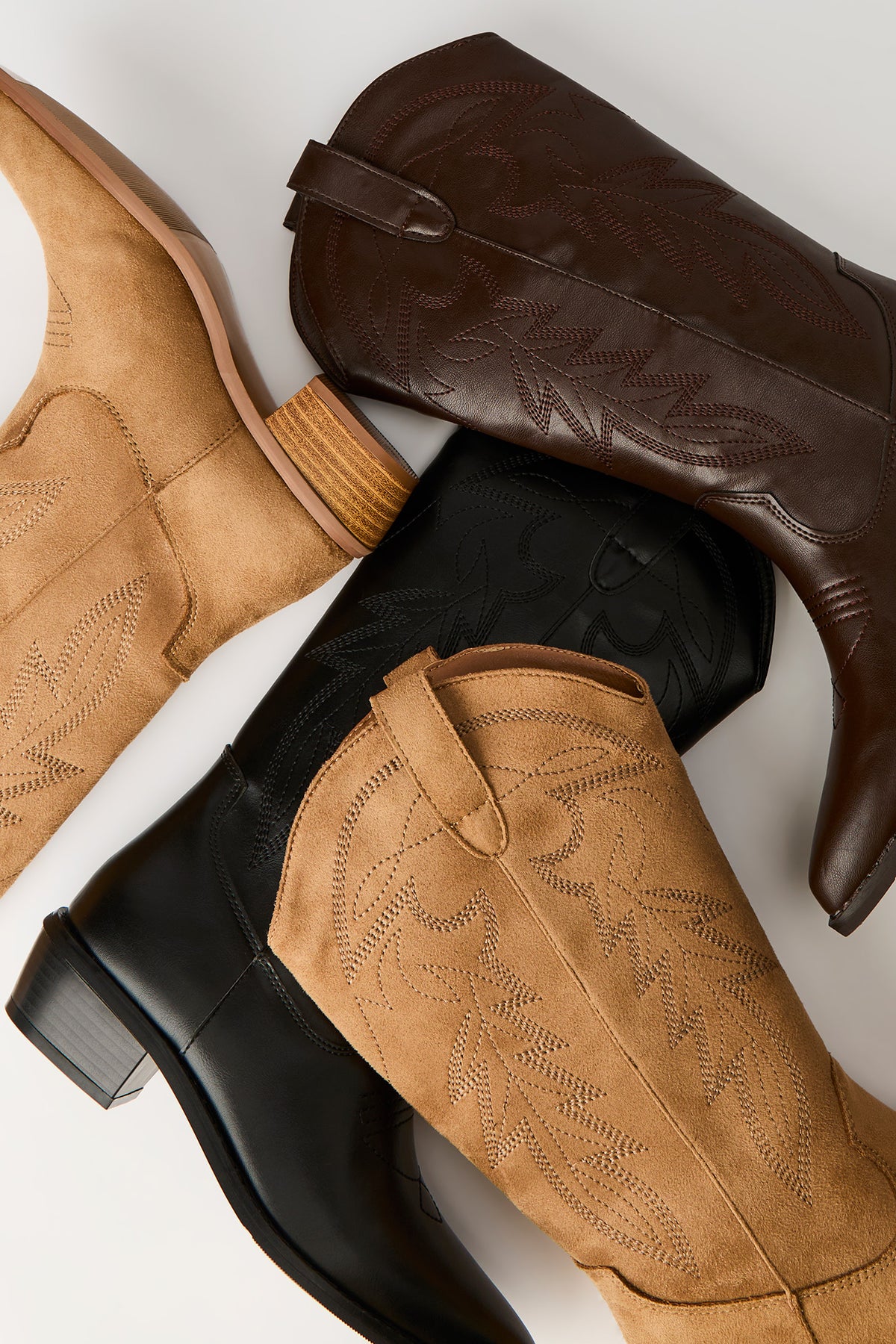 Alt View 5. Cowboy Boot - Tan