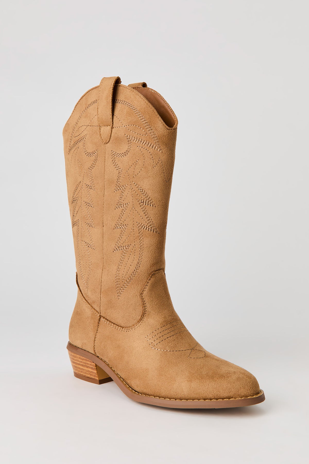 Alt View 2. Cowboy Boot - Tan