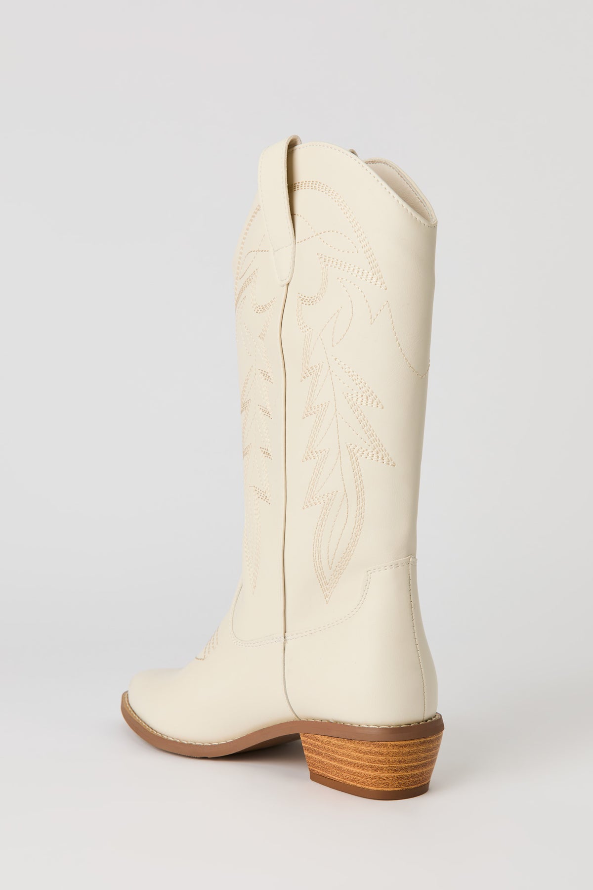 Alt View 3. Cowboy Boot - Ivory