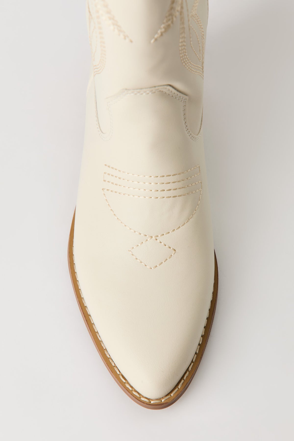 Alt View 4. Cowboy Boot - Ivory