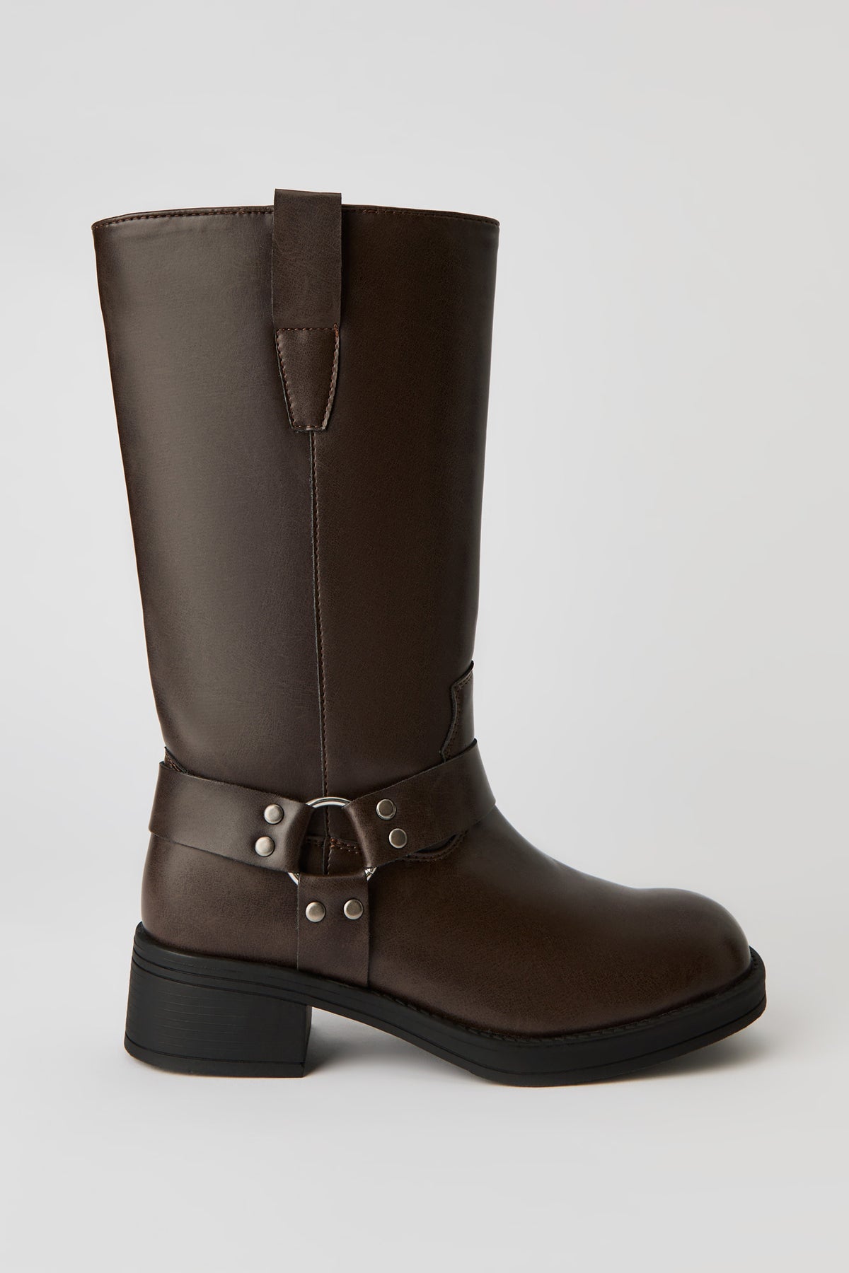 Alt View 2. Biker Boot - Camel