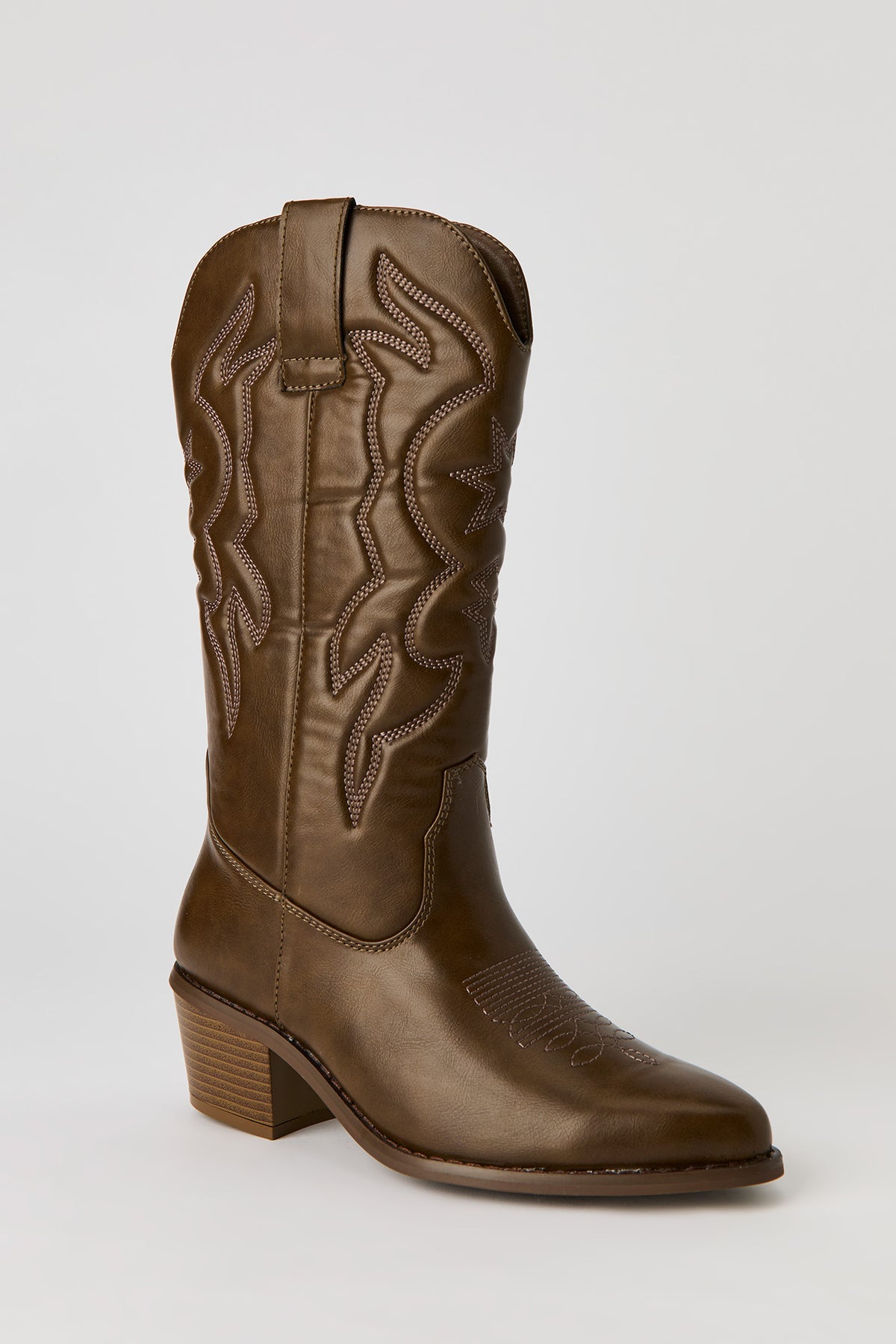 Vue alternative 2. Bottes de cow-boy en similicuir