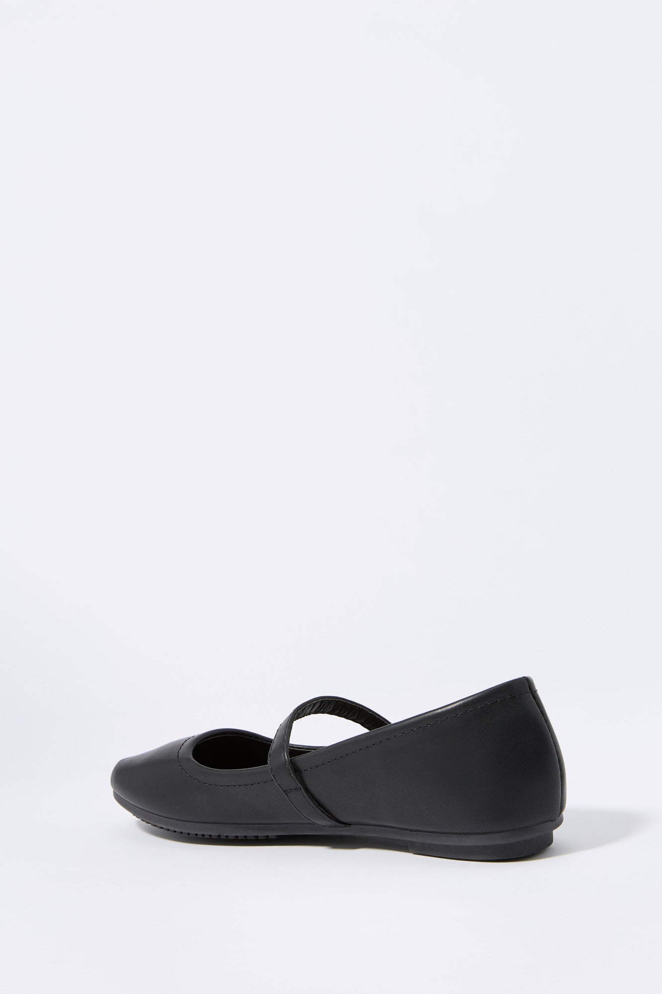 Faux Leather Ballet Flat