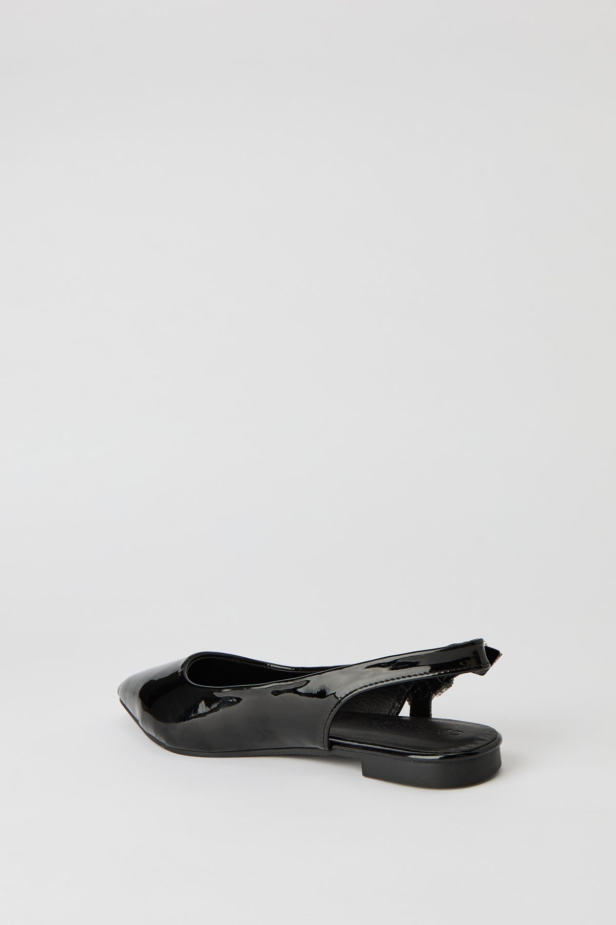 Alt View 3. Rhinestone Bow Slingback Flat - Black