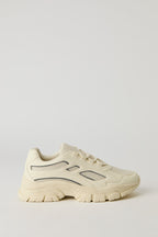 Espadrilles en filet et similicuir