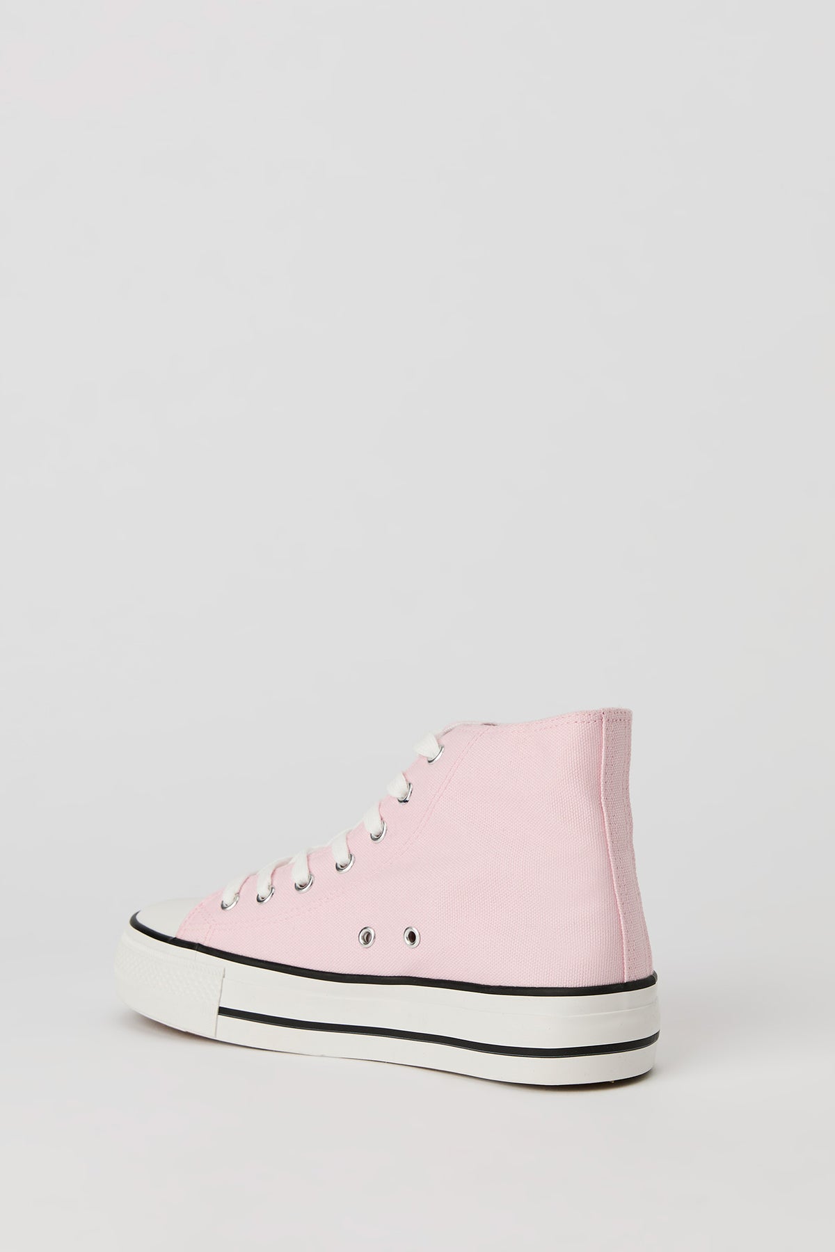 Alt View 3. High Top Platform Sneaker - Light Pink