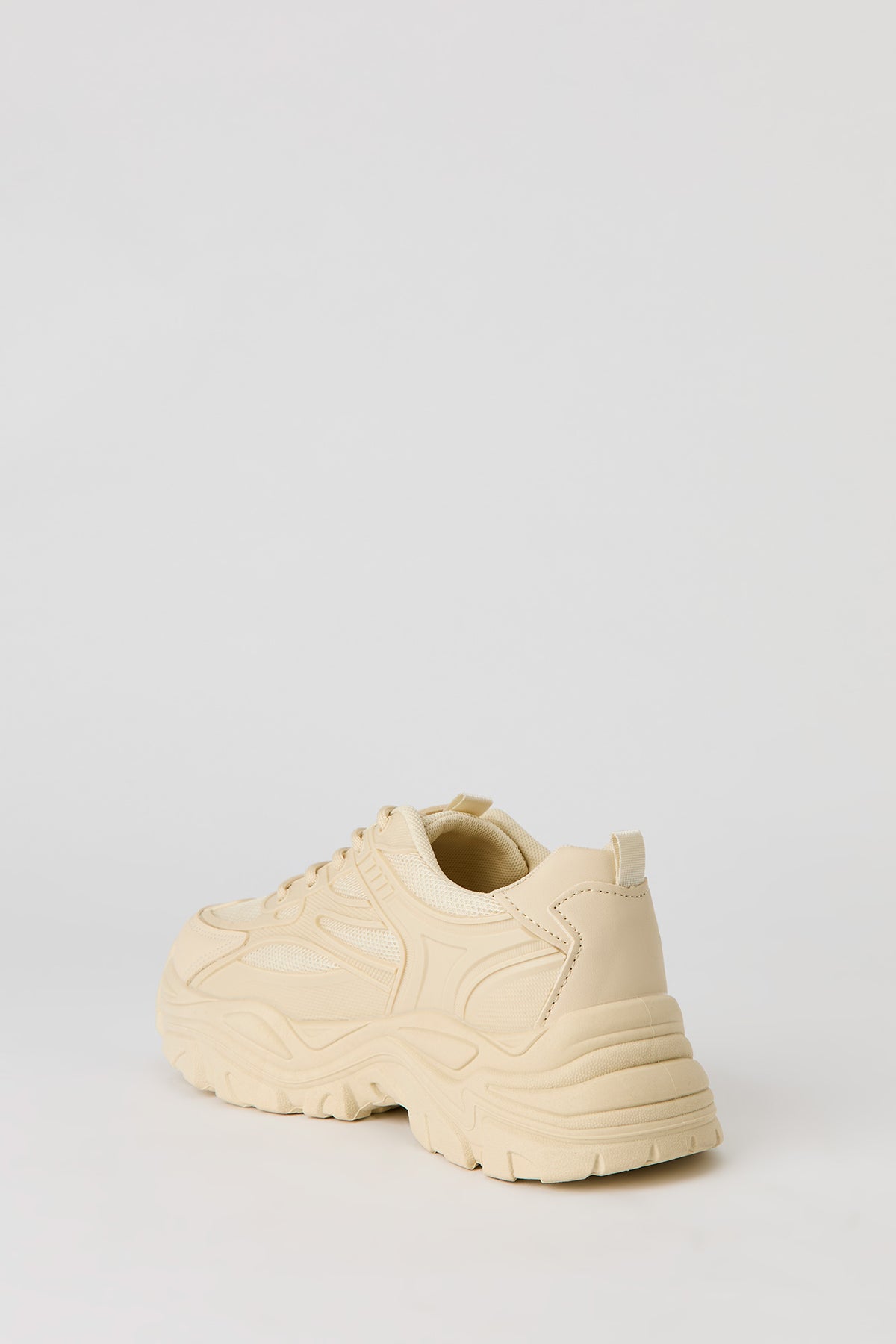 Alt View 3. Mesh Chunky Sneaker - Natural