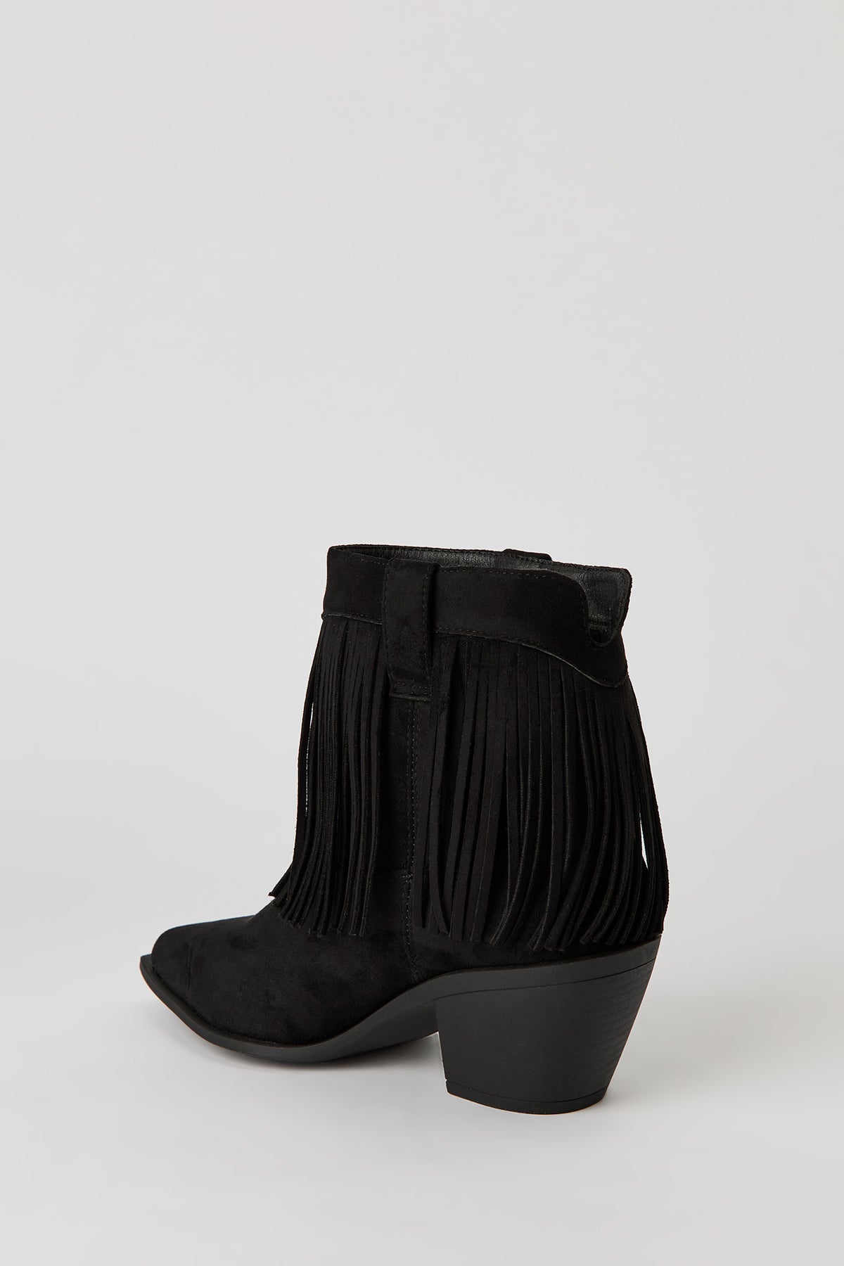 Vue alternative 3. Bottes de cow-boy aux chevilles avec franges