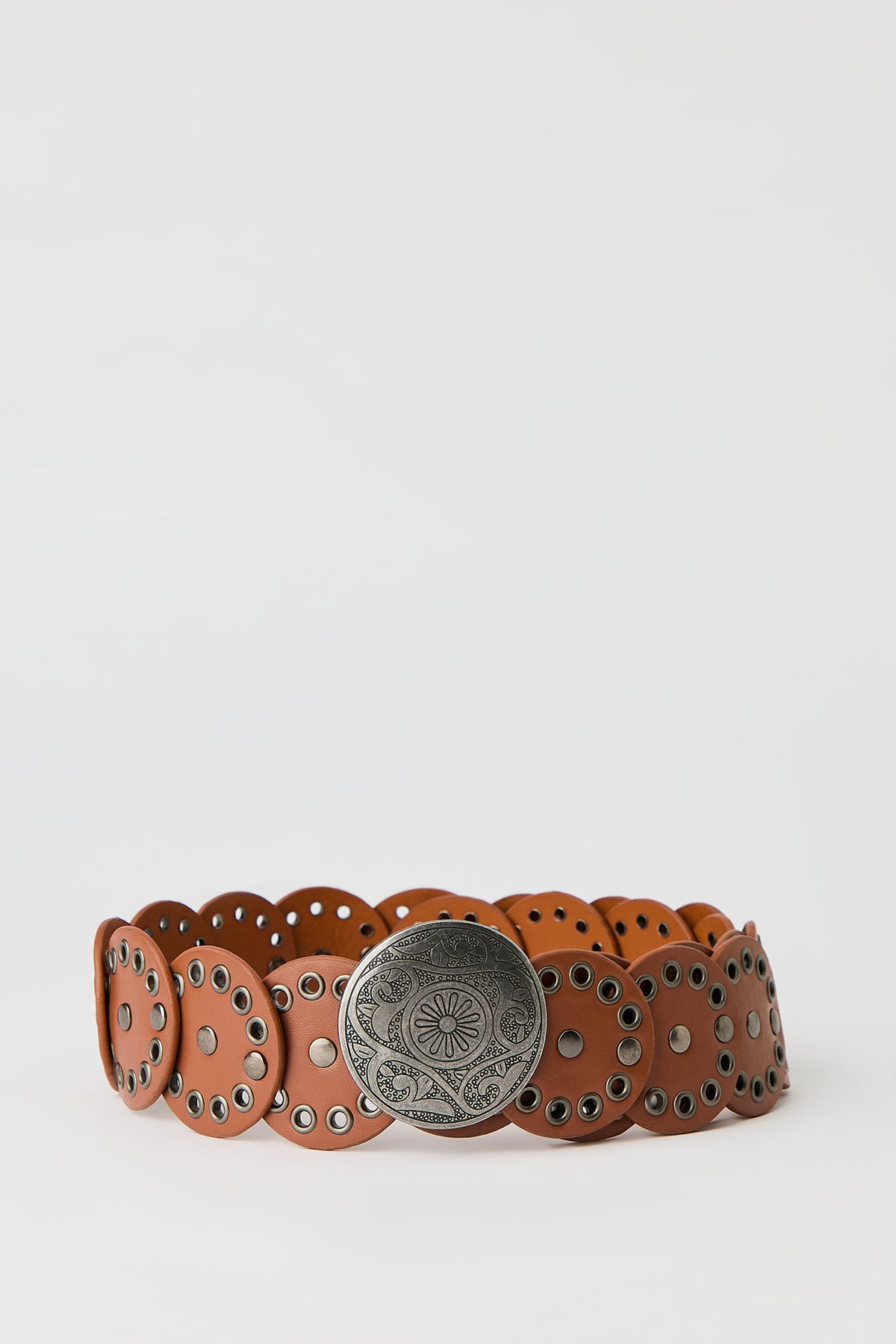 Ceinture avec disques western