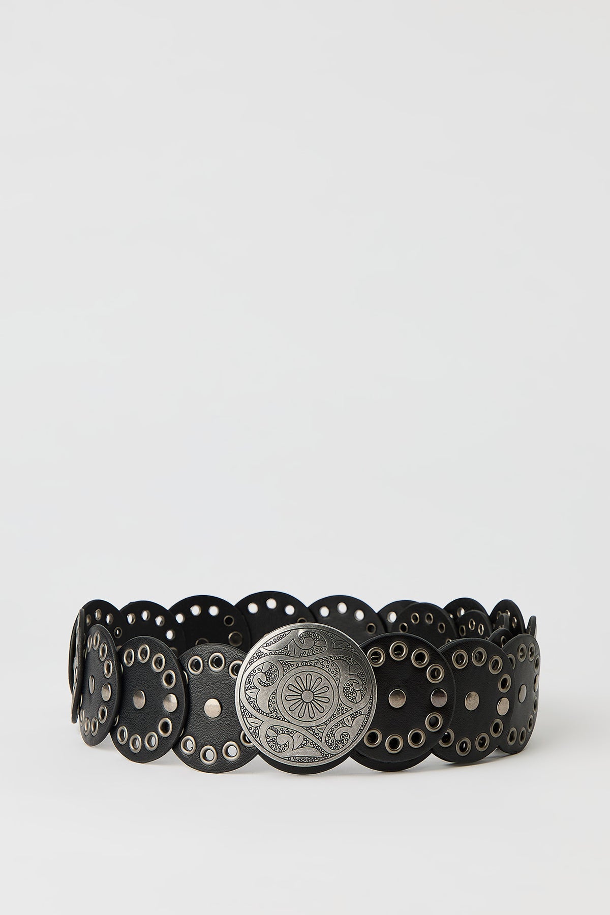 Ceinture avec disques western