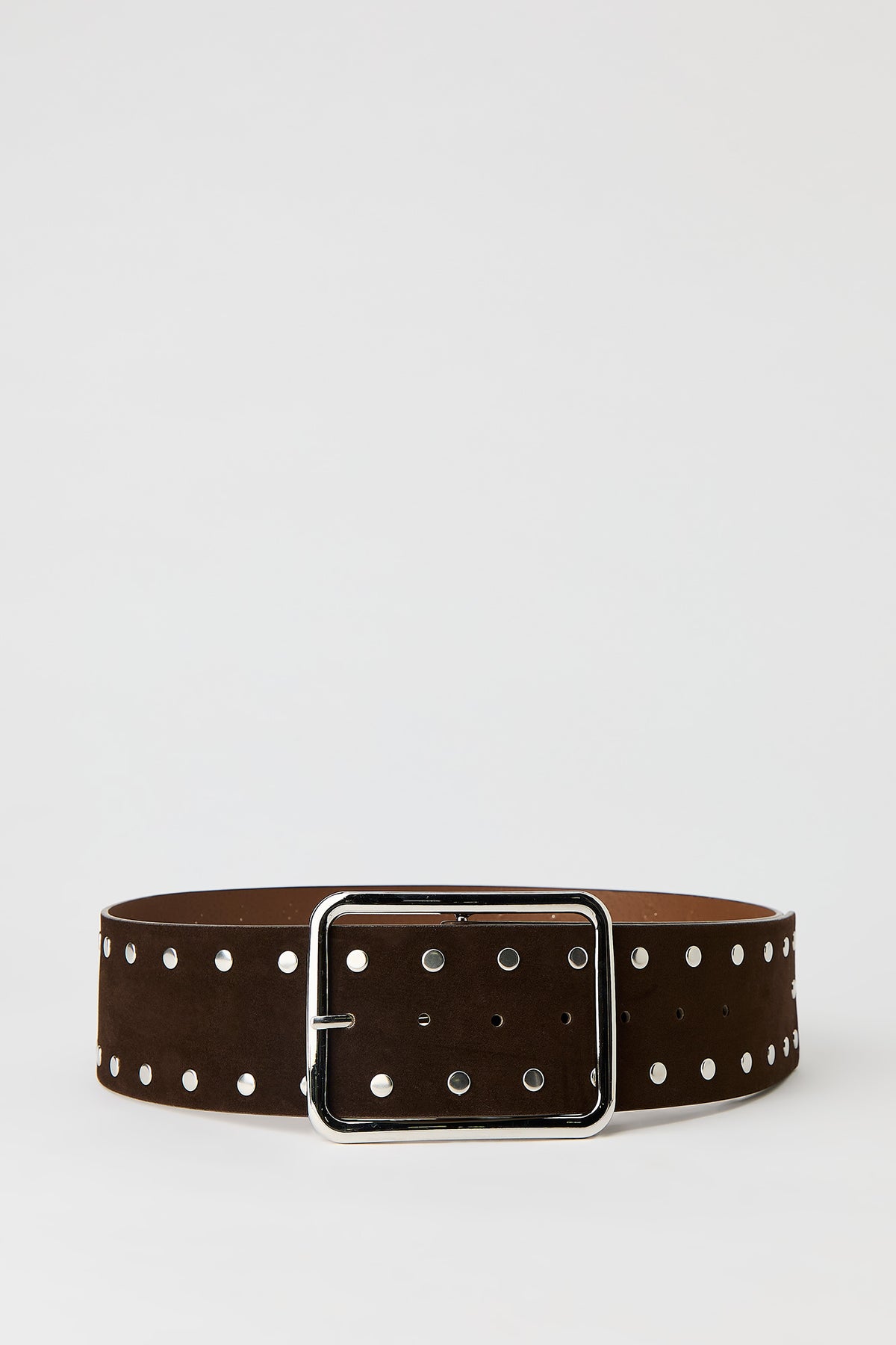 Ceinture cloutée en similisuède