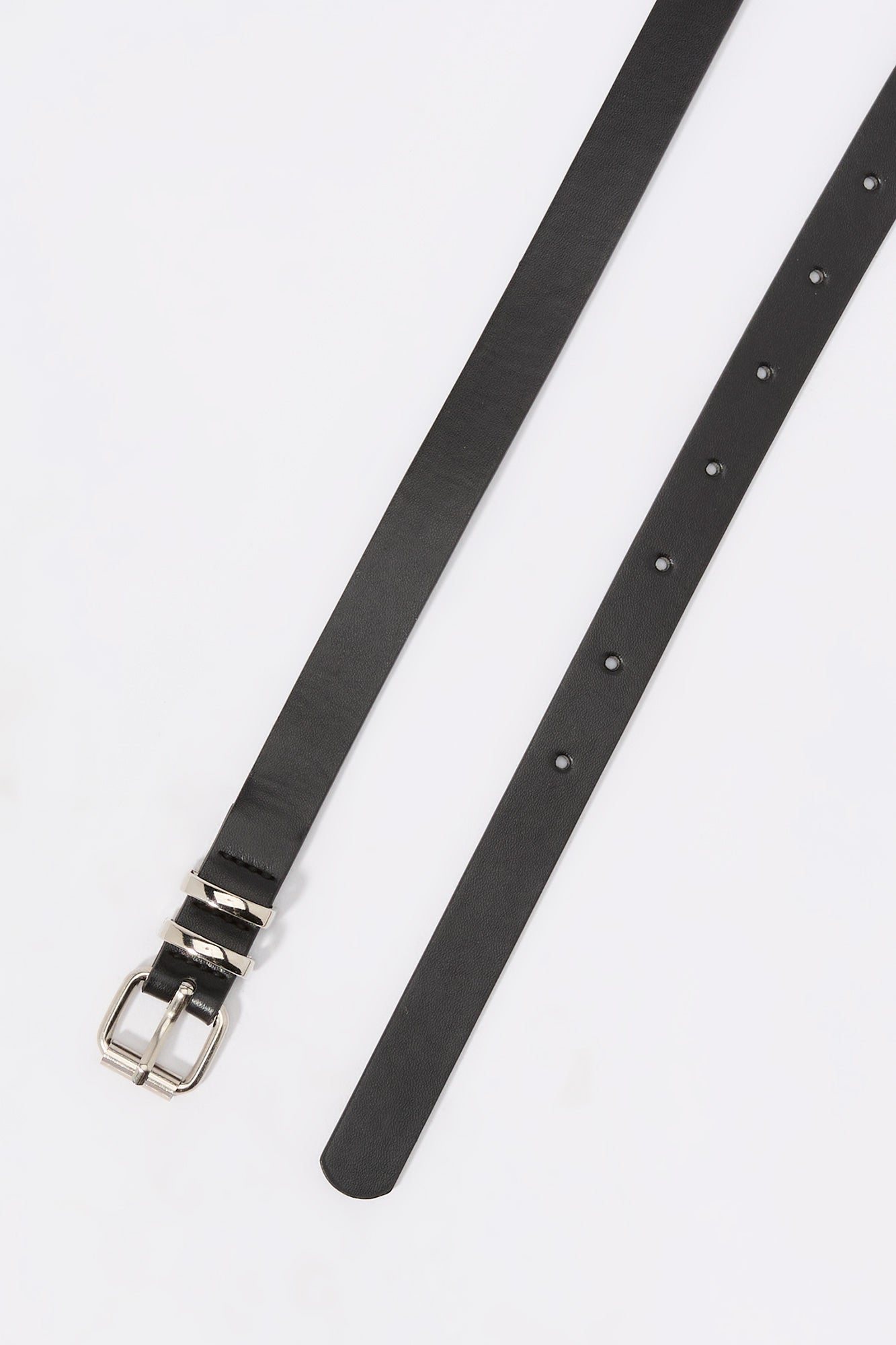 Basic Faux-Leather Belt (2 Pack)