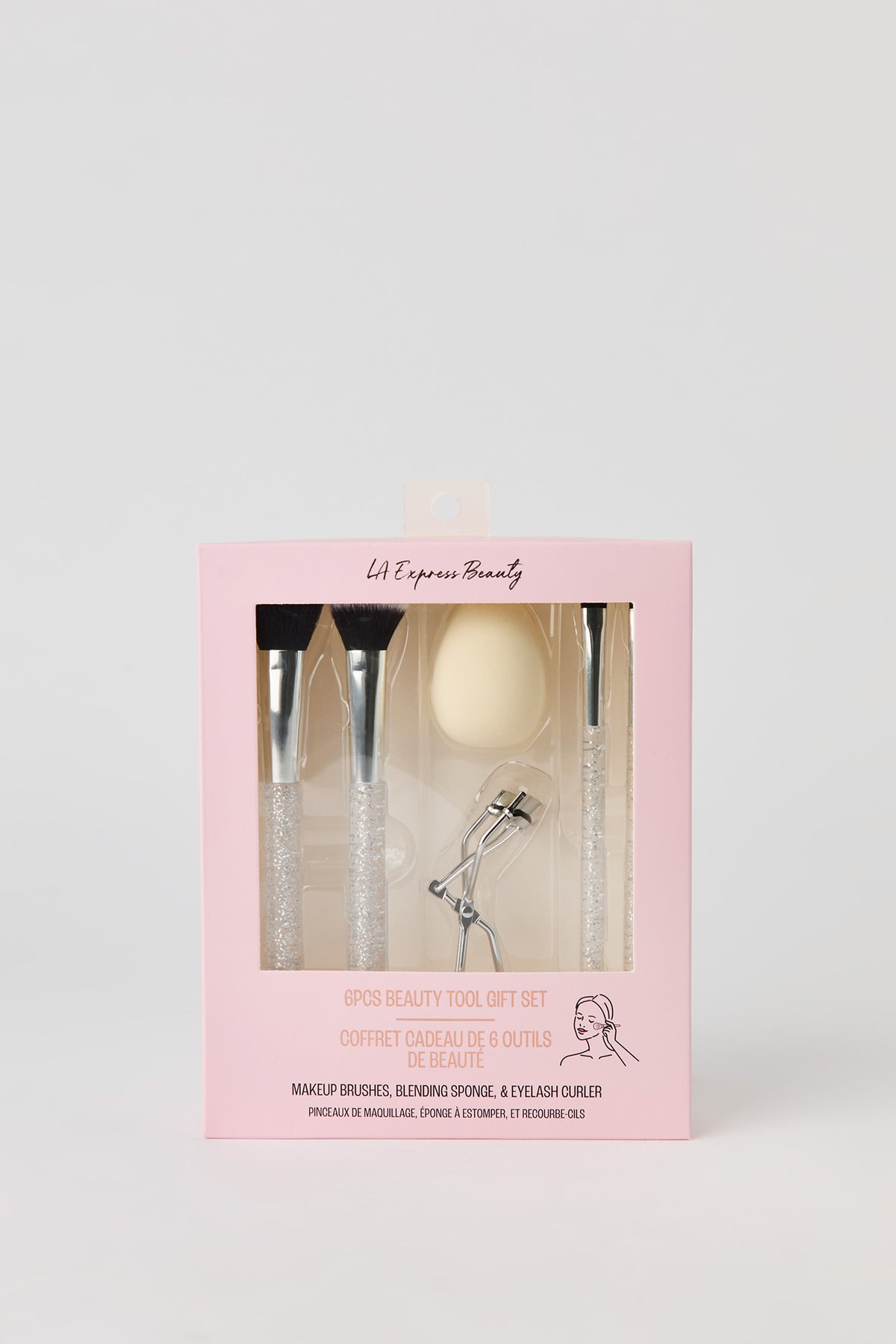 Alt View 2. Makeup Tool Set (6 Pcs) - Black