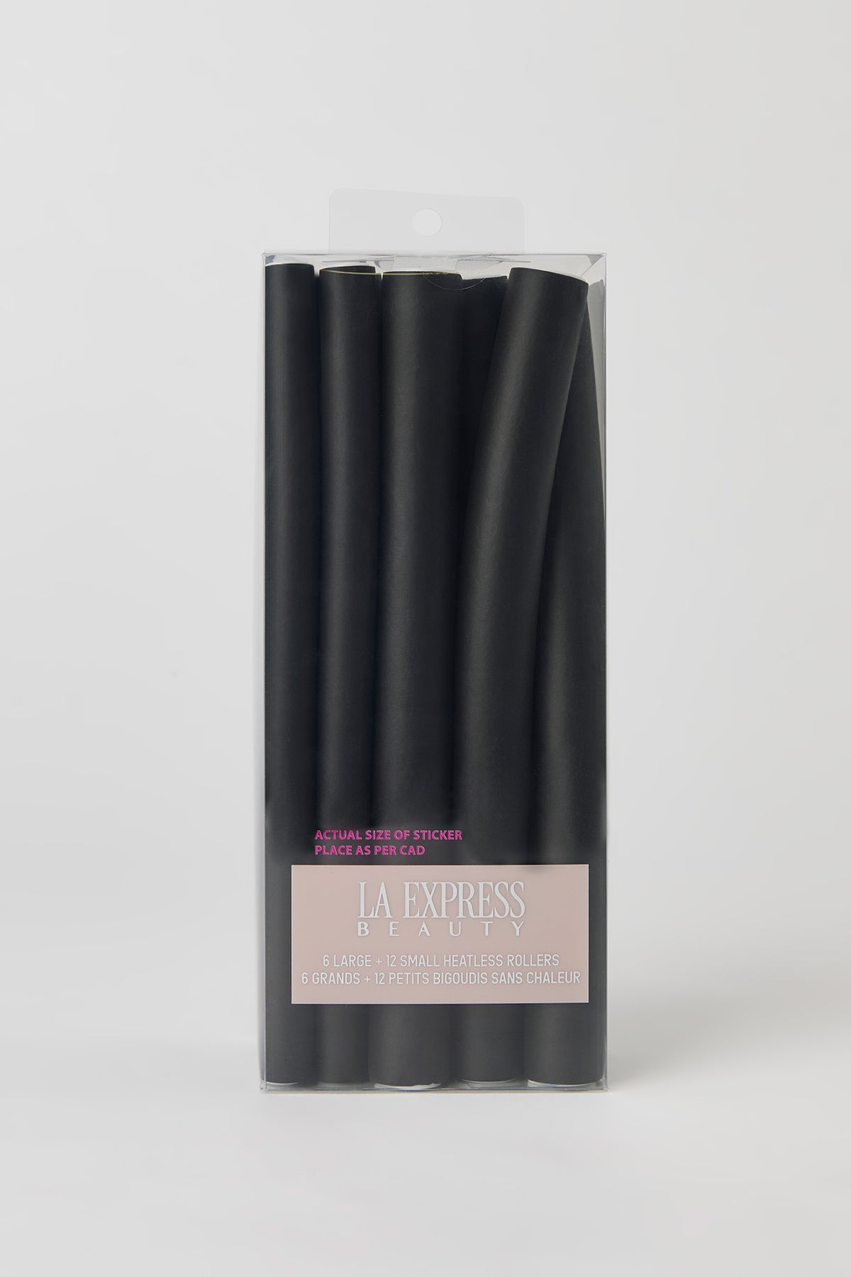 Alt View 3. Heatless Hair Roller Set - Black