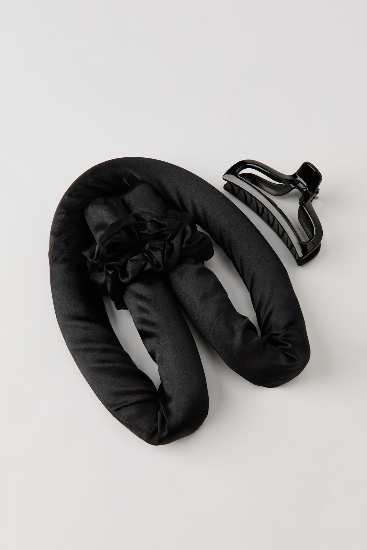 Heatless Hair Roller Set (4 Pcs) - Black