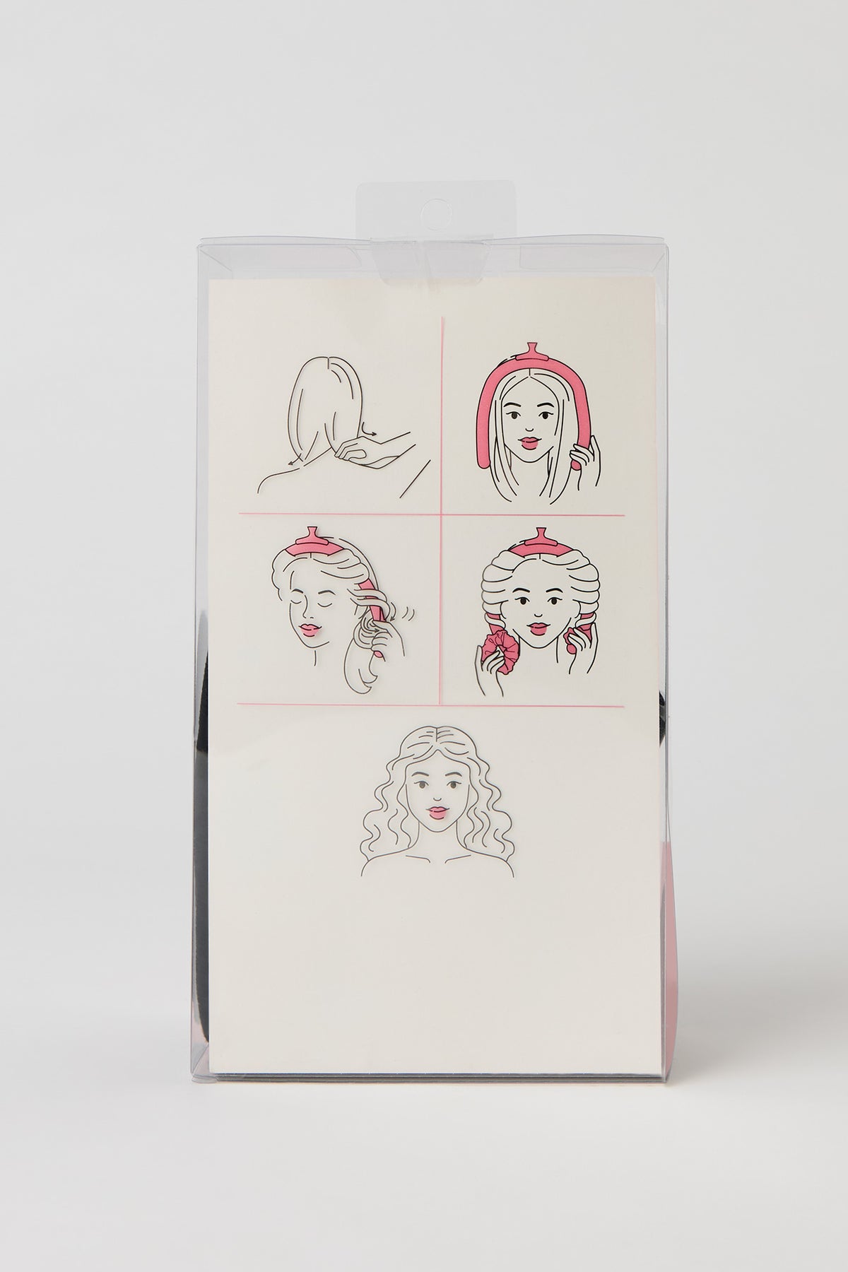 Alt View 3. Heatless Hair Curler Set (5 Pcs) - Black