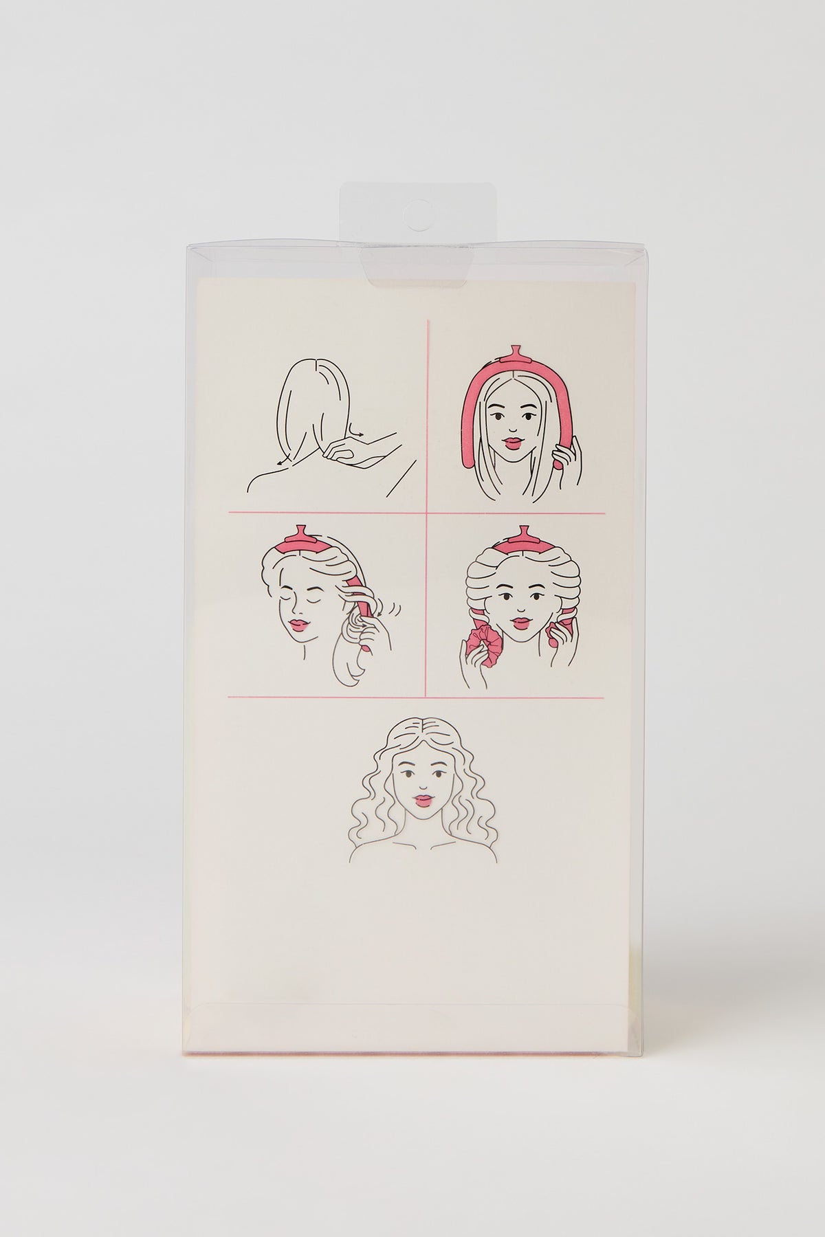 Alt View 3. Heatless Hair Curler Set (5 Pcs) - Yellow