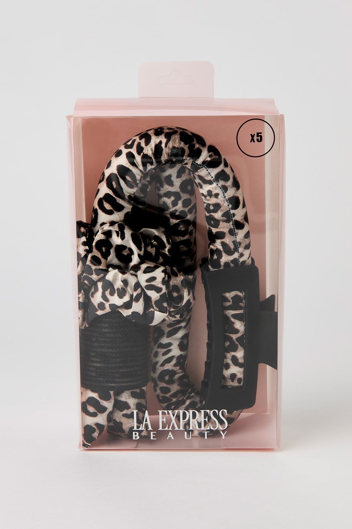 Alt View 2. Heatless Hair Curler - Leopard