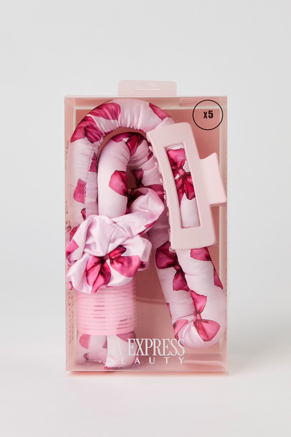 Alt View 2. Heatless Hair Curler - Pink
