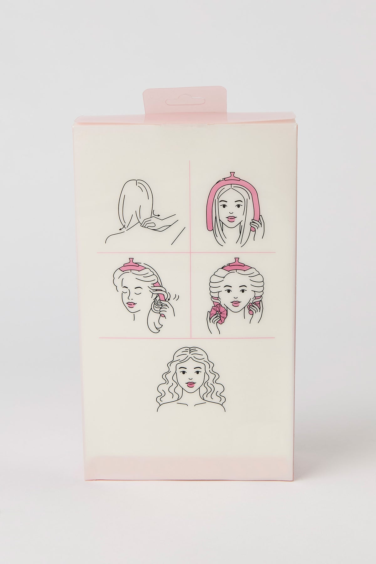 Alt View 3. Heatless Hair Curler - Pink