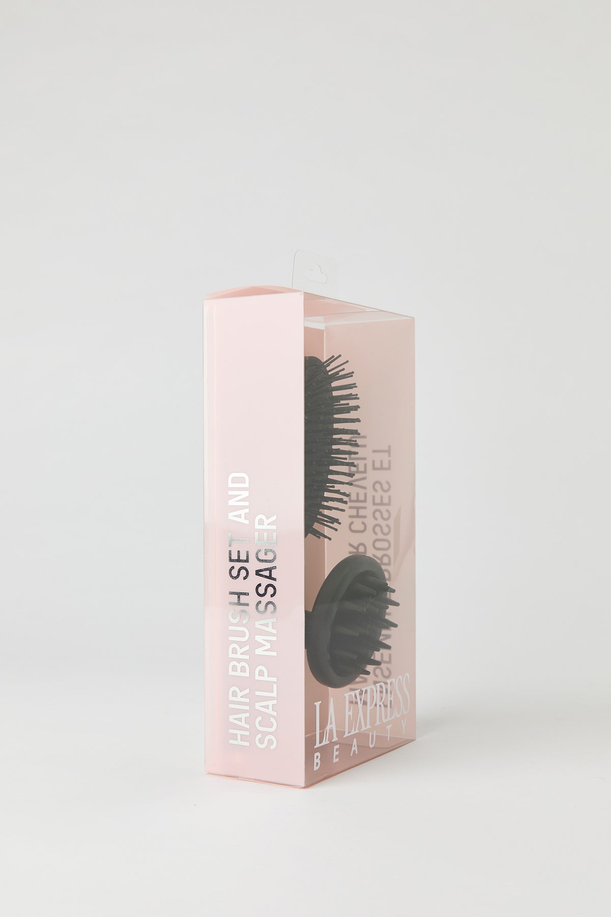 Vue alternative 4. Ensemble avec brosse à cheveux et brosse massante