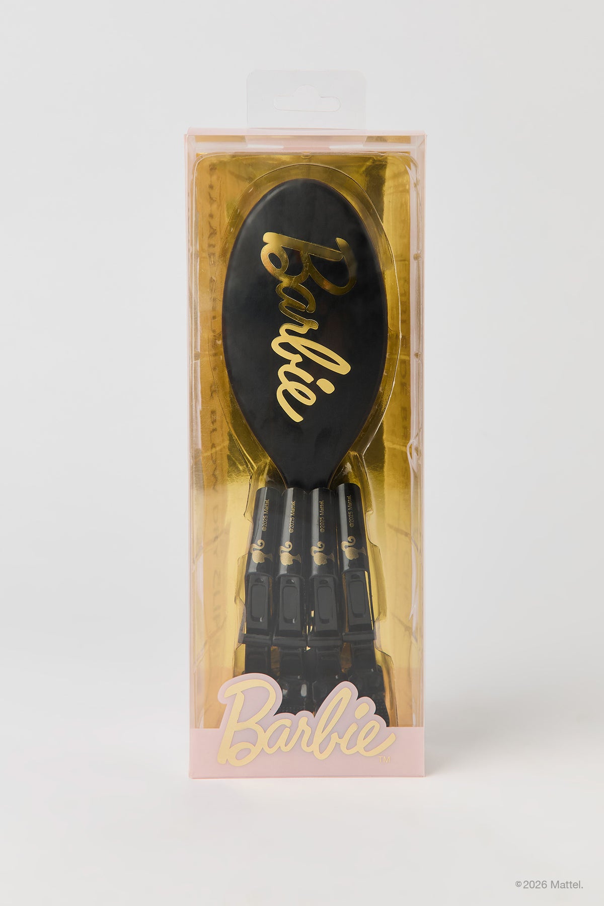 Alt View 3. Barbie™ Hair Brush & Clip Set (5 Pcs) - Black