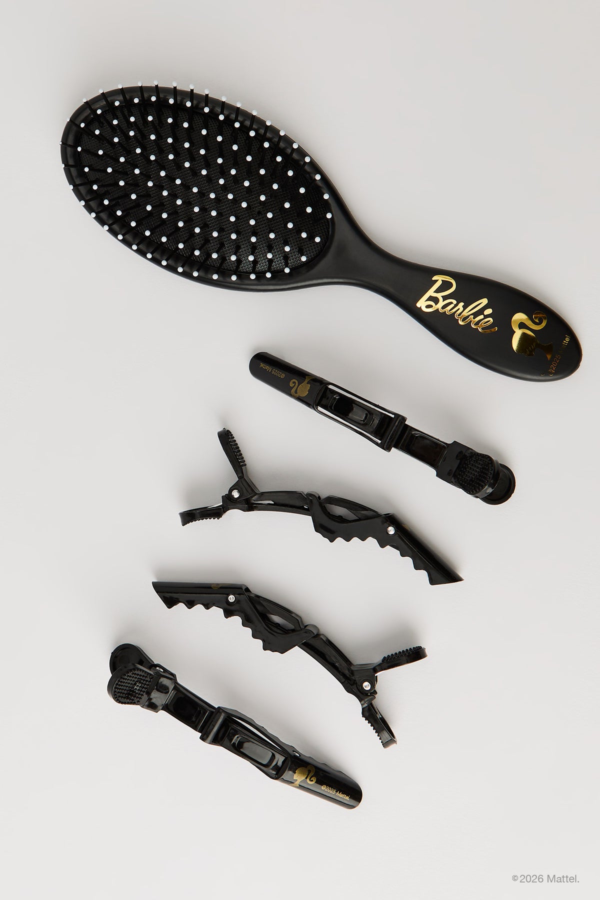 Barbie™ Hair Brush & Clip Set (5 Pcs) - Black