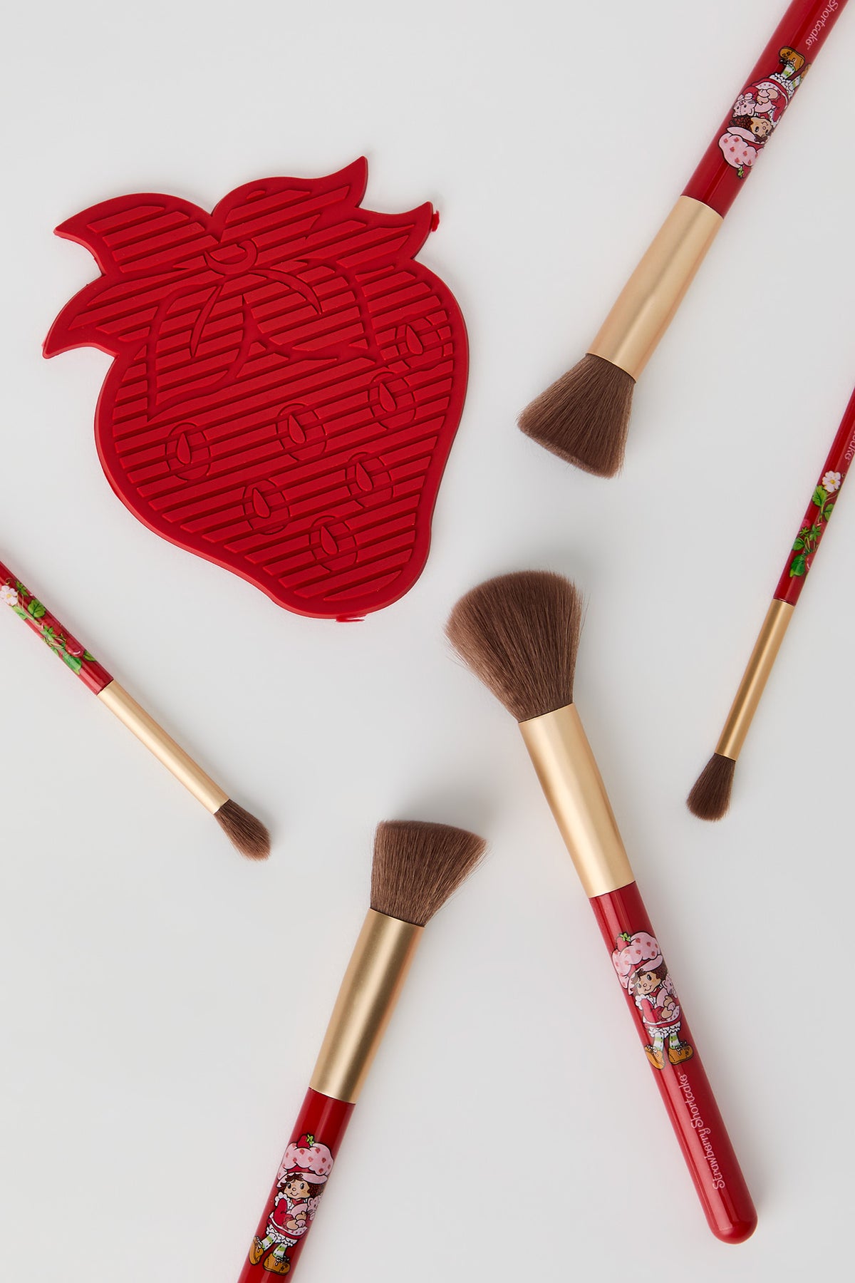 Strawberry Shortcake Makeup Brush Set (6 Pcs) - Red