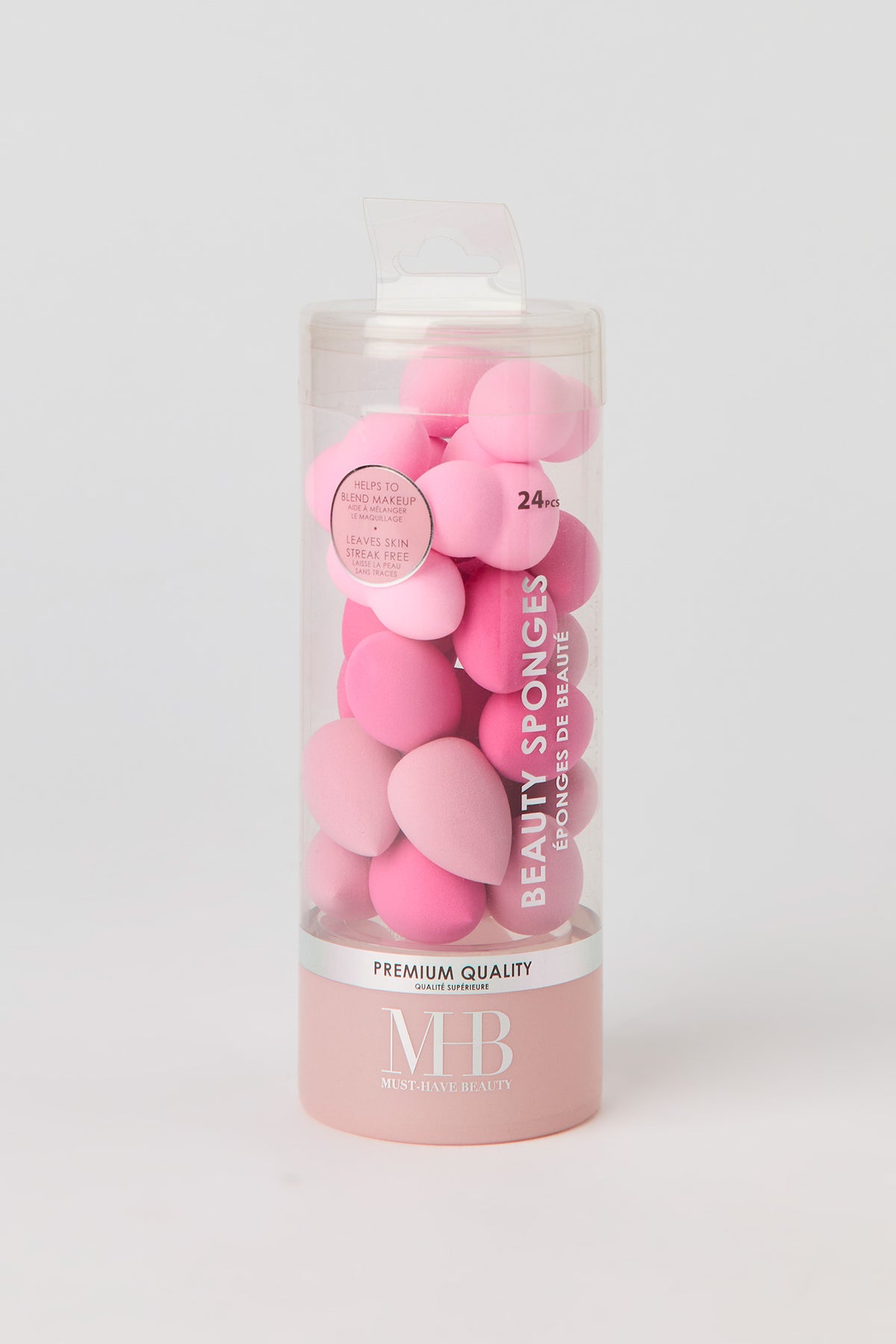 Alt View 2. Makeup Sponge Set (24 Pcs) - Pink