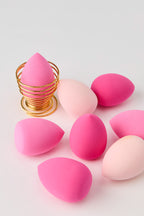 Makeup Sponge & Sponge Holder Set (8 Pcs)