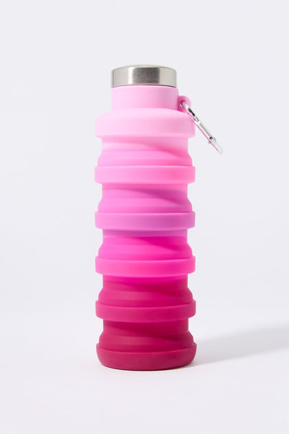 Pink Ombre Collapsible Water Bottle (550 ml)