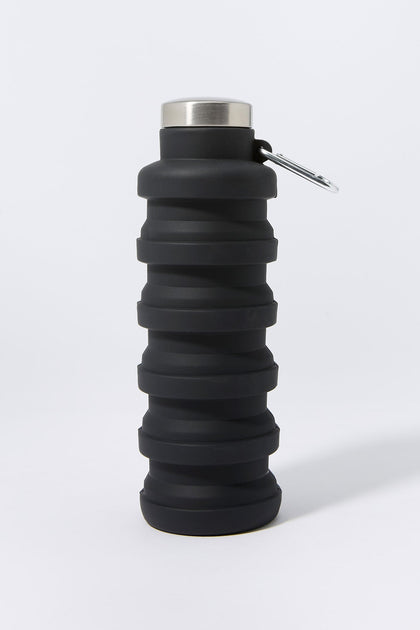 Black Collapsible Water Bottle (550 ml)