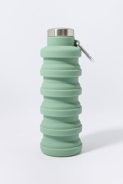 Green Collapsible Water Bottle (550 ml)