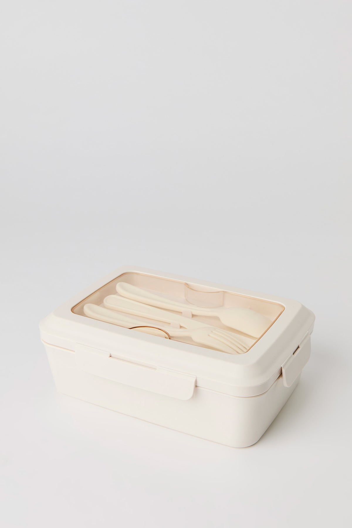 Vue alternative 3. Ensemble avec boîte à lunch et coutellerie
