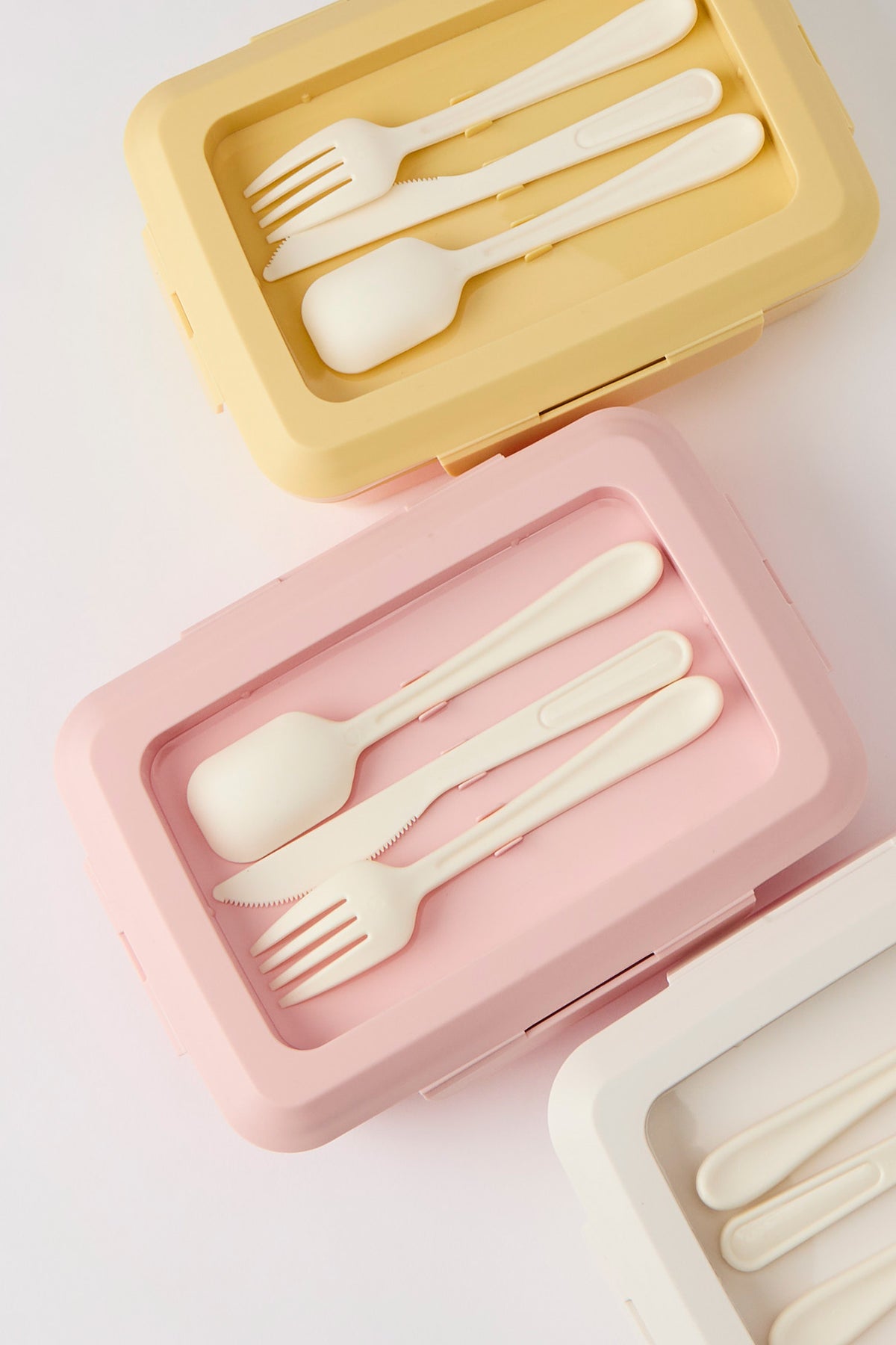 Lunch Box & Cutlery Set - Rose