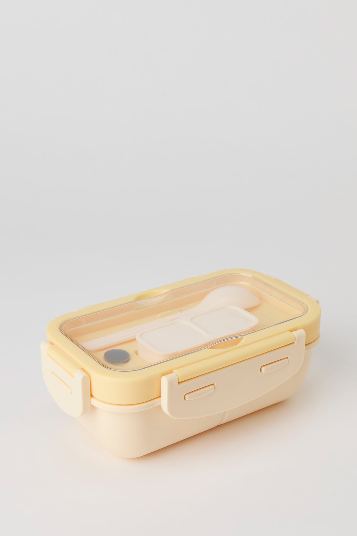 Lunch Box & Cutlery Set - Yellow