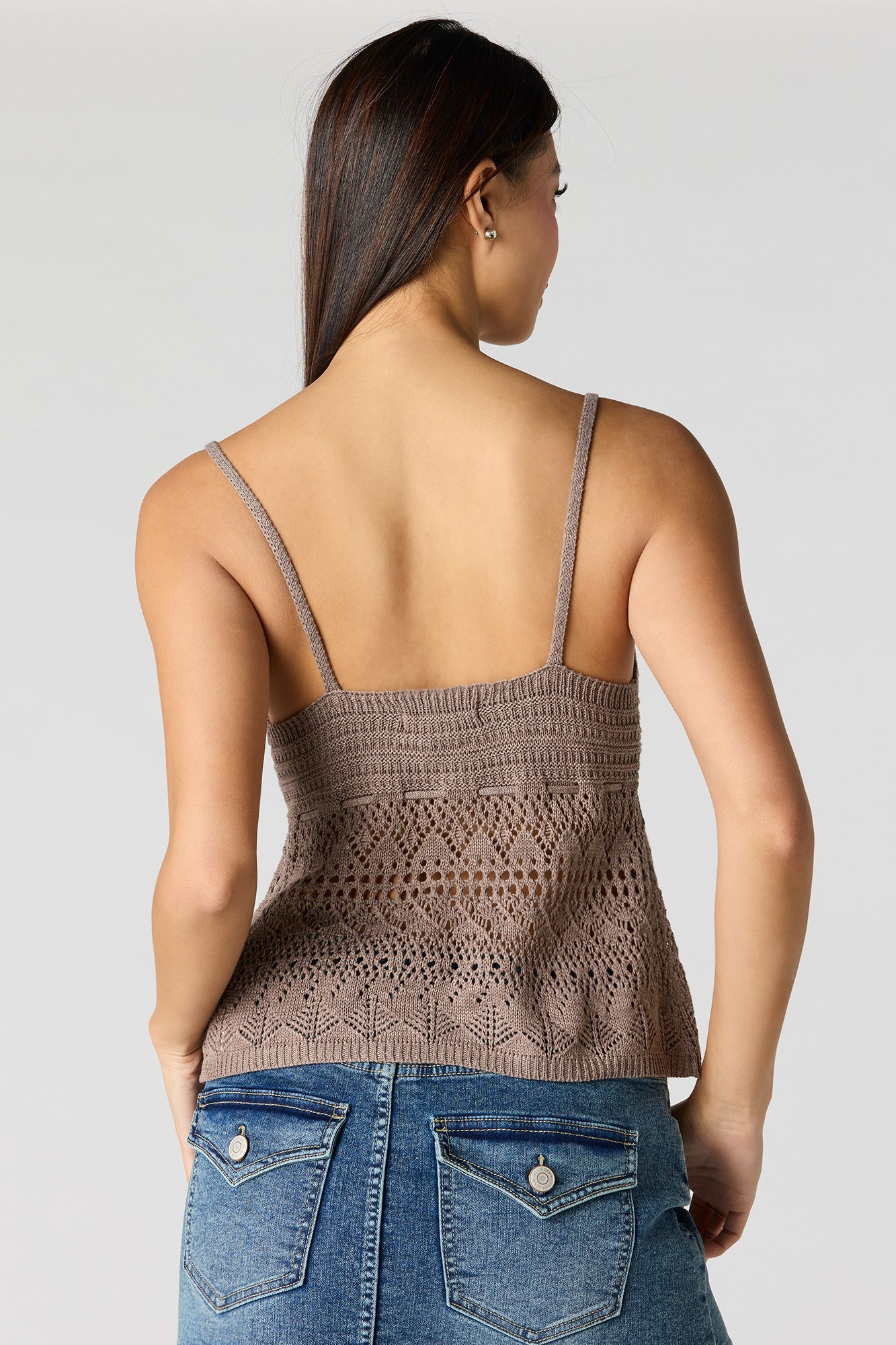 Crochet Tie Front Babydoll Tank – Urban Planet