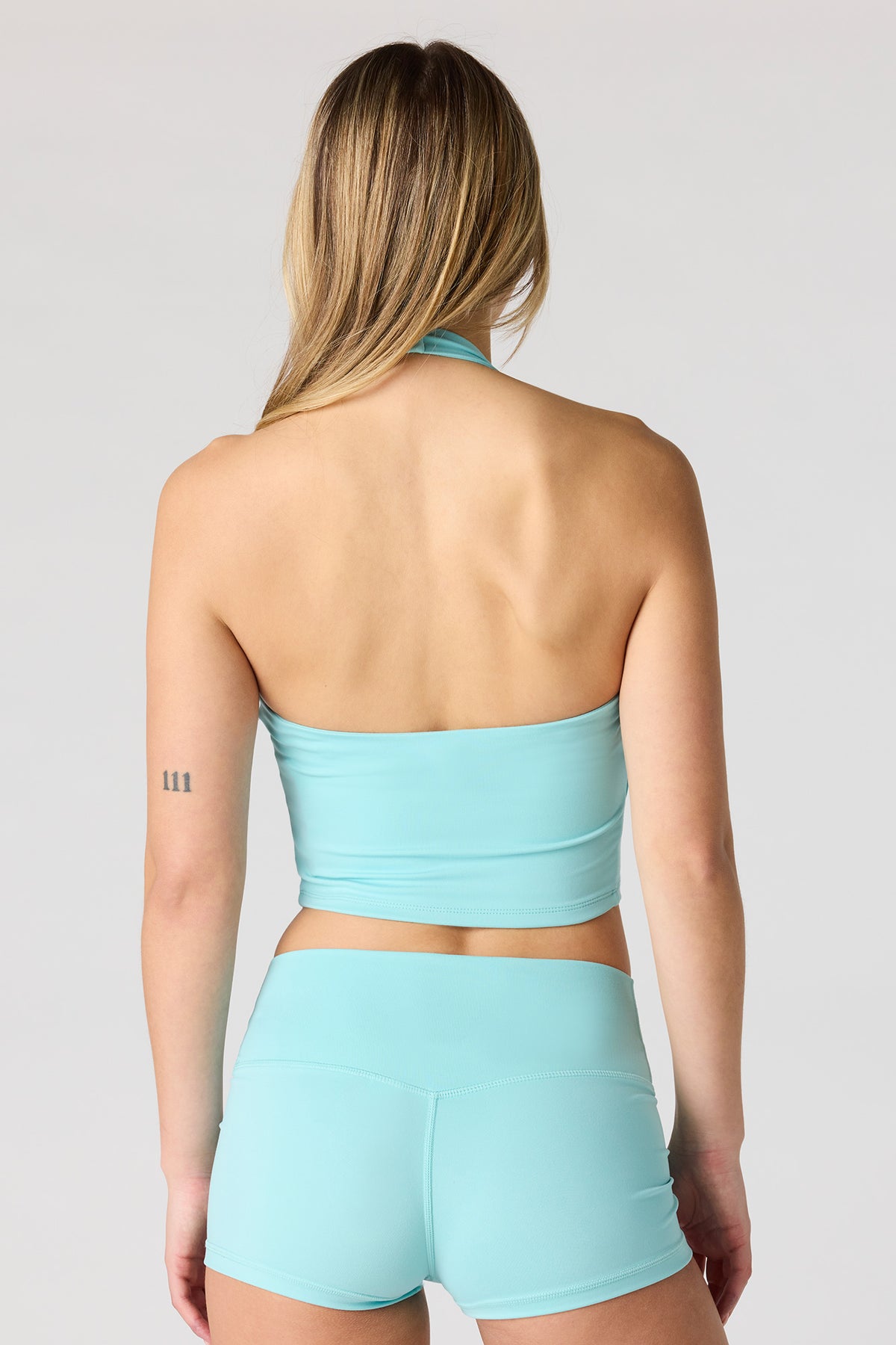 Alt View 2. U/A Halter Tank - Blue