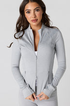 Blouson à haute densité et glissière double Active