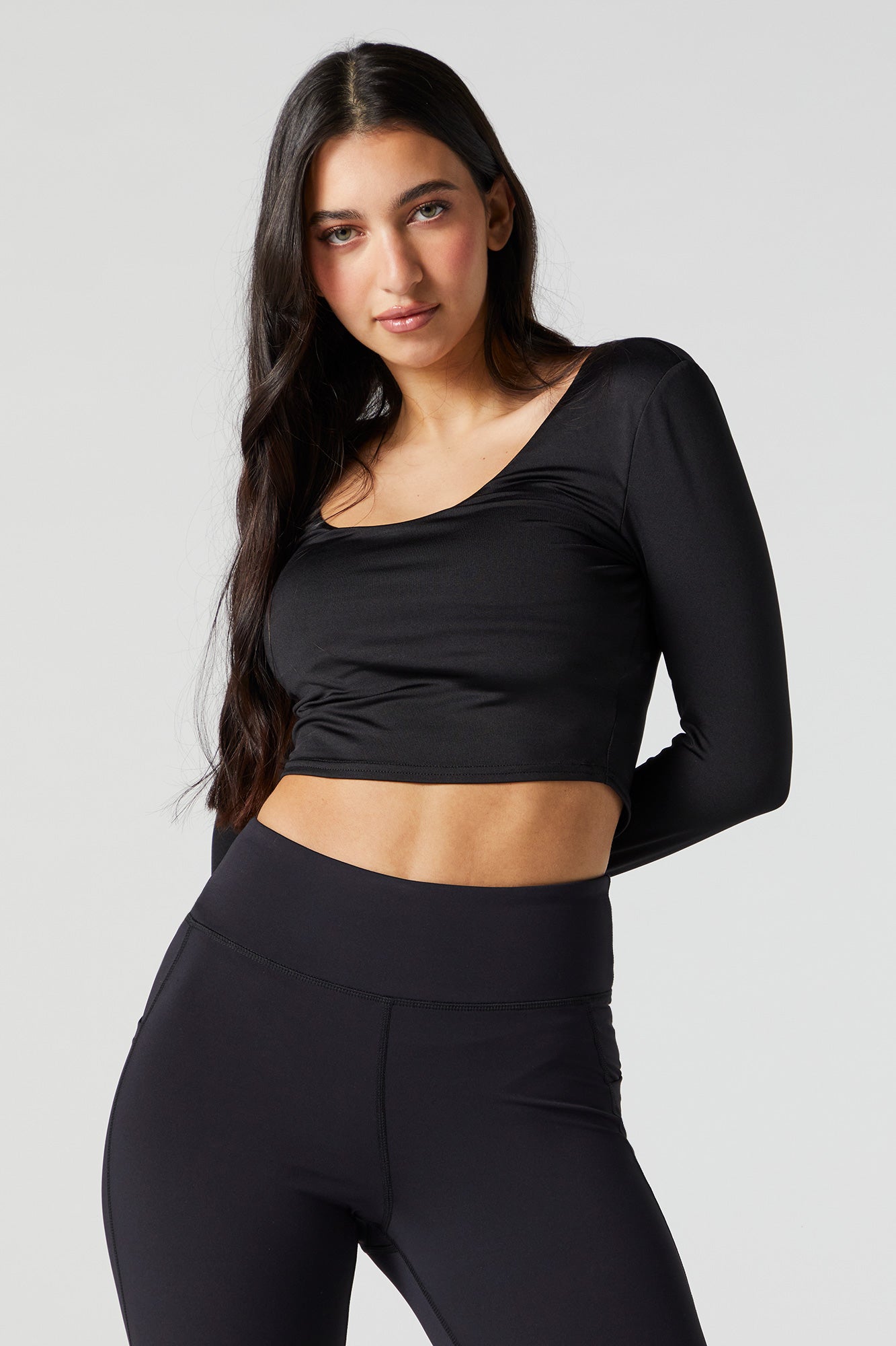 Active Padded Long Sleeve Top