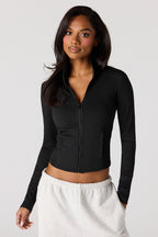 Blouson à glissière haute densité Active