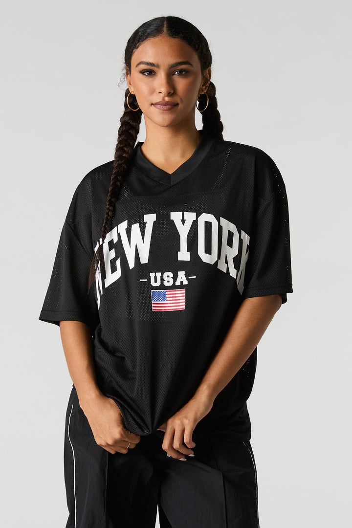 Cycling Jersey Black Mesh Football Jersey State Bicycle NFL