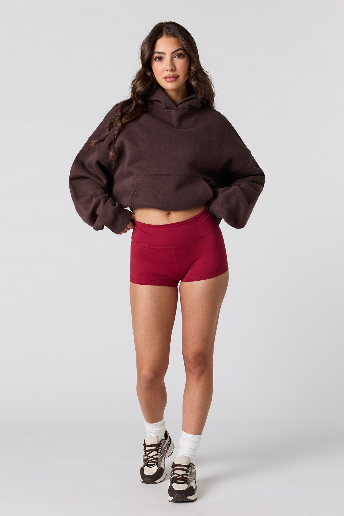 Vue alternative 18. Minishort à haute densité Active